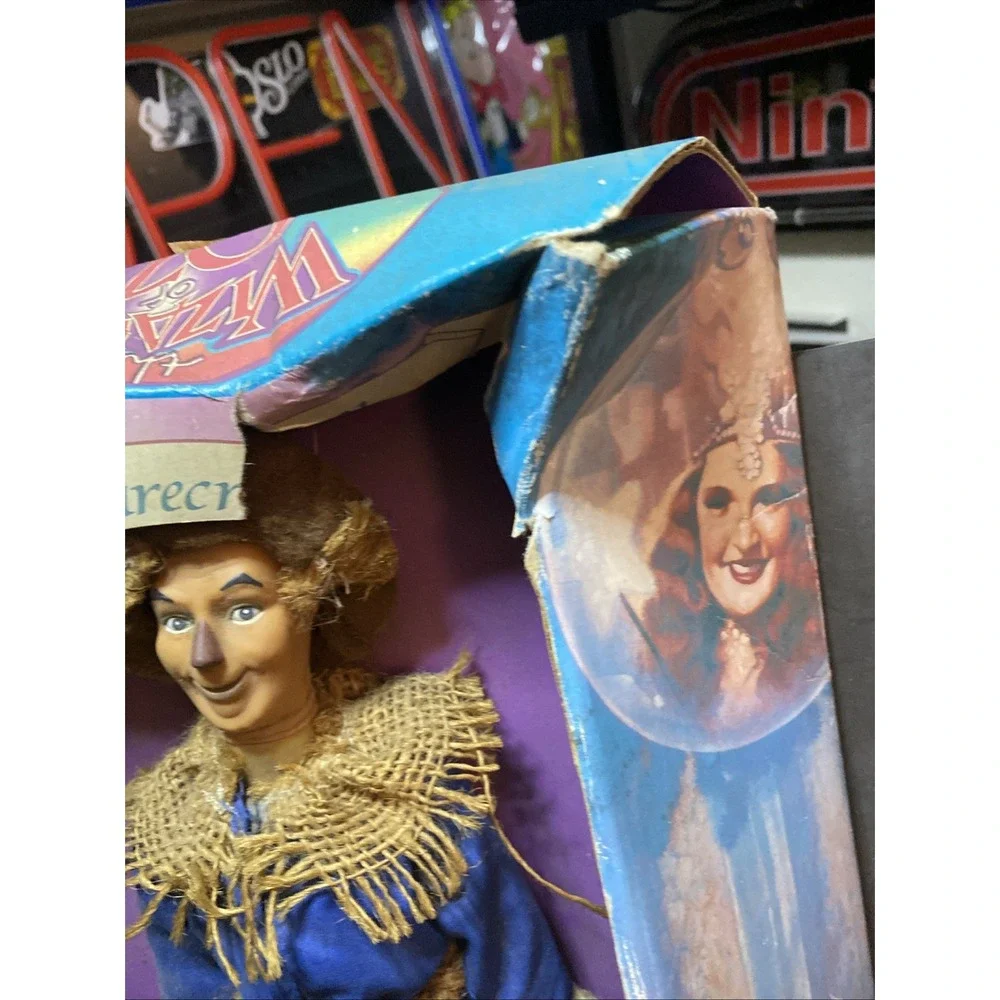 Vintage 1994 Scarecrow Wizard Of Oz In Box Box Has Damage See Pics